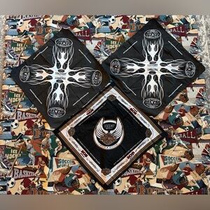 3 Biker Bandannas Lot